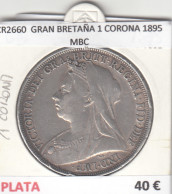 CR2660 MONEDA GRAN BRETAÑA 1 CORONA 1895 MBC - Otros – Europa