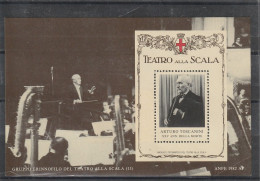 Francobolli - Erinnofilia - Teatro Alla Scala - Arturo Toscanini  - XXV Anniversario Della Morte - - Vignetten (Erinnophilie)