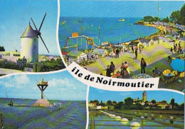 CPM..85..ILE DE NOIRMOUTIER.. MULTIVUE..MOULIN - Ile De Noirmoutier