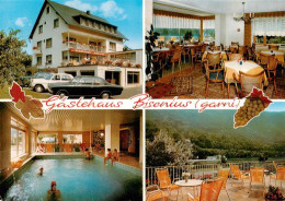 73896445 Traben-Trarbach Mosel Gaestehaus Bisenius Garni Gaststube Hallenbad Ter - Traben-Trarbach