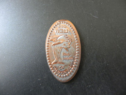 Jeton Token - Elongated Cent - USA - Sea World Of California - Dolly Dolphin - Pièces écrasées (Elongated Coins)