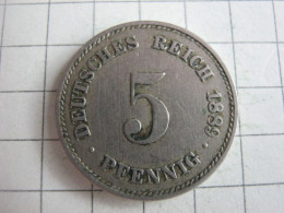 Germany 5 Pfennig 1889 D - 5 Pfennig