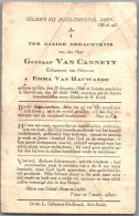 Bidprentje Gits - Van Canneyt Gustaaf (1865-1940) Plooi - Imágenes Religiosas