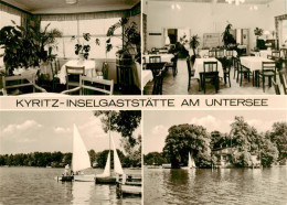 73896206 Kyritz Brandenburg Inselgaststaette Am Untersee Gastraeume Bootssteg Pa - Kyritz
