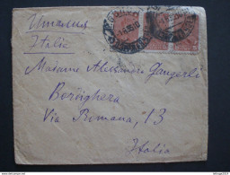 Delcampe - RUSSIA RUSSIE РОССИЯ STAMPS COVER 1935 Registered Mail RUSSIE TO ITALY RRR RIF.TAGG. (11) - Briefe U. Dokumente