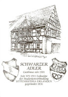 73896184 Erlangen Schwarzer Adler Gasthaus Zeichnung Erlangen - Erlangen