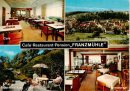 73896133 Wuennenberg Cafe Restaurant Pension Franzmuehle Terrasse Gesamtansicht - Bad Wünnenberg