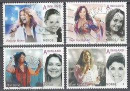 Norwegen Norway 2011. Mi.Nr. 1761-1764, Used O - Used Stamps