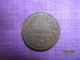 Germany: Baden 1 Kreuzer 1869 - Piccole Monete & Altre Suddivisioni