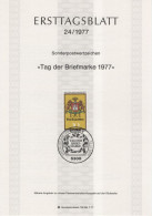 Germany Deutschland France 1977-24 Tag Der Briefmarke, Post-Expedition, Stamp Day, Canceled In Bonn - 1974-1980