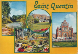 CPM  France Haut De France   02  Aisne  Saint Quentin  Vue Multiple 4 Vues - Saint Quentin