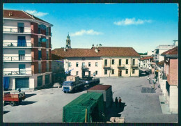 Cuneo Lagnasco Piazza Umberto I Autotreno Foto FG Cartolina MZ1687 - Cuneo