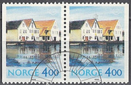 Norwegen Norway 1995. Mi.Nr. 1176x Dl/Dr Pair, Used O - Oblitérés