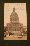 Carte Postale Paris Les Invalides - Noté Franchise Militaire - Daté 1917 - Sonstige Sehenswürdigkeiten