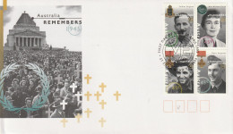 Australië 1995, FDC Unused, Distinguished Personalities From The Time Of The Second World War - Premiers Jours (FDC)