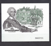 ESPAÑA 1988 — Hoja Bloque REY CARLOS III ** EDI 2984, Yt BF39, Mi BL33, Sc 2588 - Blocs & Hojas