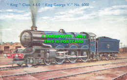 R493216 King Class. 4.6.0. King George V. No. 6000. Photochrom. Locomotive In Br - Mondo