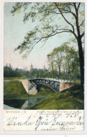 AK 1904 Weserglacis-Brücke Nach Dom Minden - Minden