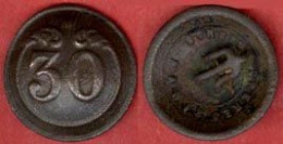 ** BOUTON  N° 30  G. M. ** - Buttons