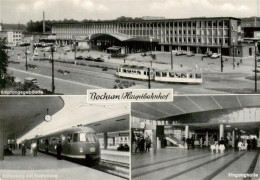 73895402 Bochum Hauptbahnhof Empfangsgebaeude Bahnsteig Mit Elektrozug Eingangsh - Bochum