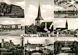 73895343 Luenen Berufsschule Neue Siedlung Schloss Schwansbell Ev Kirche Am Stad - Lünen