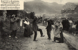 REPRODUCTION CARTE ANCIENNE - H11 - AUVERGNE - LA BOURREE AUVERGNATE - Auvergne