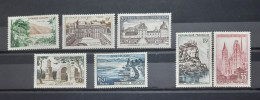 France Yvert 1125-1126-1127-1128-1129-1130-1131  ** Année 1957.Série Complète MNH. - Neufs