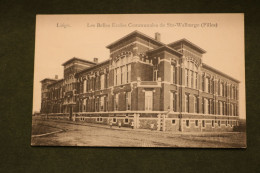 Carte Postale Les Belles écoles Communales De Sainte Walburge Filles - Luik Old School - Luik