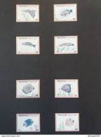 YEMEN يمني PROOFS SET CORRECT Chromaline PROOFS MARINE FAUNA THEME From Ueberreuter NOT ISSUED UNIQUE - Pesci