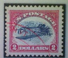 United States, Scott #4806a, Used(o), 2013, Inverted Jenny, Single, $2, Blue, Black, And Red - Used Stamps