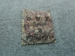 Type Blanc - O.m.f. - Syrie - 2 Millièmes. S. 2c. - Yt 26 - Brun-lilas - Oblitéré - Année 1920 - - Used Stamps