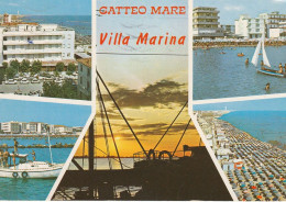 U6065 Gatteo Mare (Forlì Cesena) - Villa Marina - Panorama Vedute Multipla / Viaggiata 1982 - Sonstige & Ohne Zuordnung