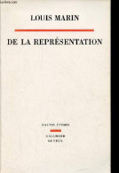 De La Représentation - Collection " Hautes études ". - Marin Louis - 2001 - Psychologie/Philosophie