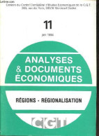 Analyses & Documents économiques N°11 Juin 1984 - Régions - Régionalisation. - Collectif - 1984 - Autre Magazines