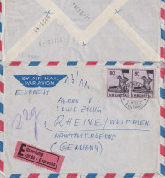 Express Brief  Winterthur - Rheine  (postlagernd)        1959 - Cartas & Documentos