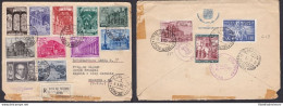 1950 Vaticano ,  Tobia N.  A 17 - Posta Aerea - RARA Lettera Raccomandata Per Gl - FDC