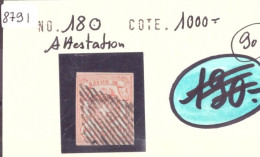 No SBK 18 Obliteré - ATTESTATION VON DER WEID - VOIR LES IMAGES POUR LES DETAILS - COTE: 1000.- - 1843-1852 Federal & Cantonal Stamps