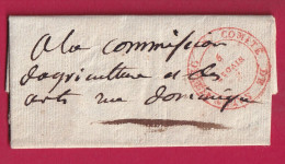 FRANCHISE COMITE DE SALUT PUBLIC 6 NIVOSE POUR PARIS COMMISSION AGRICULTURE ET ARTS LETTRE - 1801-1848: Precursors XIX