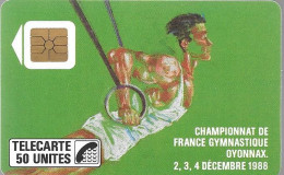 CARTE-PUBLIC-1988-F 42-SO2-50U- N°Série Pe1088-OYONNAX-UTILISEE/reste 22U-TBE/LUXE - 1988