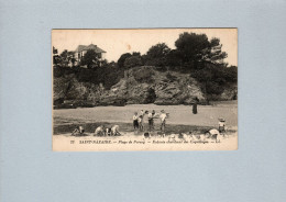 Saint Nazaire (44) : Place De Porcay - Enfants Cherchant Des Coquillages - Saint Nazaire