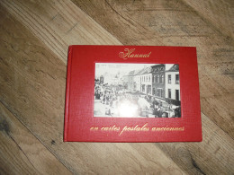 HANNUT En Cartes Postales Anciennes Régionalisme Château Rue Place Commerce Brasserie Gendarmerie Marché Ecole Poste - Bélgica