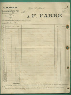 64 Oloron Sainte Marie F Fabre Laines Manufacture De Couvre Pieds édredons, Matelas 28 12 1906 - Kleding & Textiel
