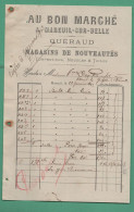 24 Mareuil Sur Belle Queraud Au Bon Marché Confections Meubles Toiles 29 01 1903 - Kleding & Textiel