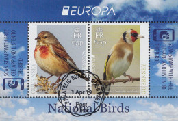Guernsey MiNr. Block 93 Europa 2019, Einheimische Vögel - Guernsey
