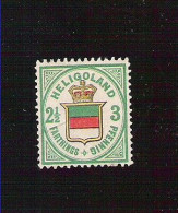 Heligoland Helgoland 3 Pfennig Yvert N°16 Neuf Sans Gomme Petite Charnière - Heligoland (1867-1890)