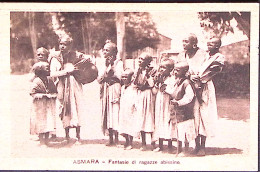 1935-ASMARA FANTASIA Di Ragazze Abissine Viaggiata Posta Militare 104 (5.12) Non - Eritrea