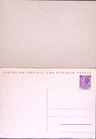 1959-Cartolina Postale RP Siracusana Lire 25+25 Nuova - Entero Postal