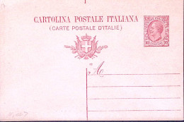 1918-Cartolina Postale Leoni C.10 Mill. 18 Nuova - Interi Postali