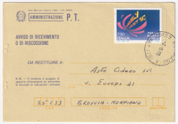 1995-FAMILY FEST (2062) Isolato Su Avviso Ricevimento - 1991-00: Storia Postale