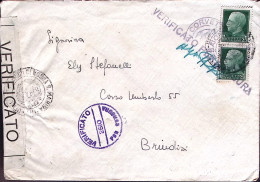 1944-R.CORVETTA BAIONETTA C.2 (20.8) Su Busta Con Intestazione A Stampa Al Verso - War 1939-45
